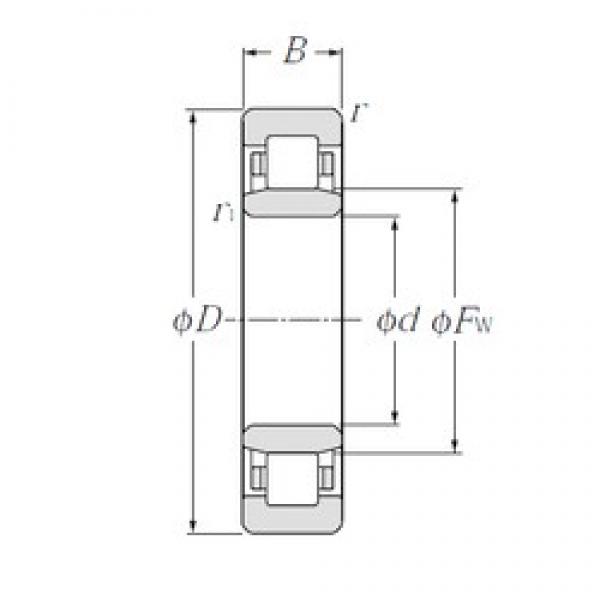 170 mm x 360 mm x 120 mm  NTN NU2334 цилиндрические роликоподшипники #1 image