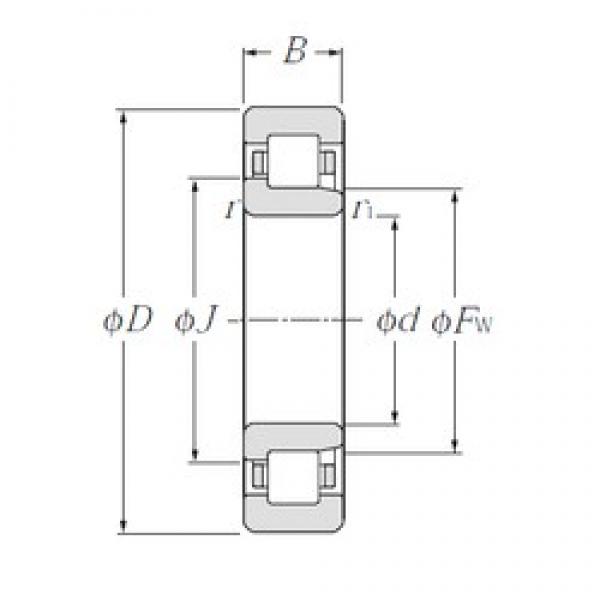 50 mm x 80 mm x 16 mm  NTN NJ1010 цилиндрические роликоподшипники #1 image