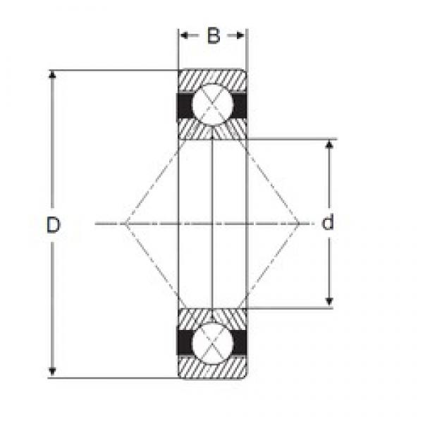 101,6 mm x 215,9 mm x 44,45 mm  SIGMA QJM 4E радиально-упорные шарикоподшипники #1 image