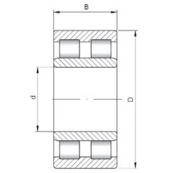 190 mm x 290 mm x 180 mm  ISO NNU6038 цилиндрические роликоподшипники #1 image