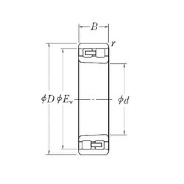 220 mm x 340 mm x 90 mm  NSK NN 3044 K цилиндрические роликоподшипники #1 image