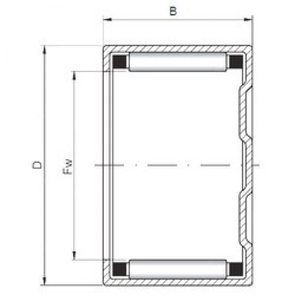 ISO BK1520 цилиндрические роликоподшипники #1 image