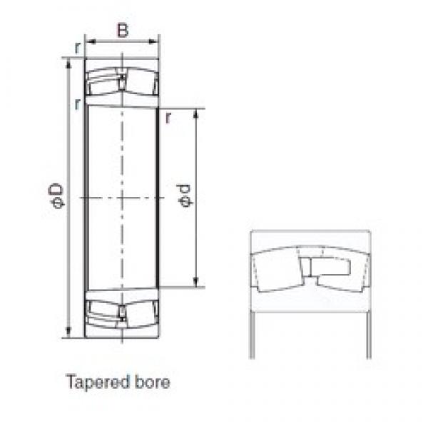 800 mm x 1150 mm x 345 mm  NACHI 240/800EK30 цилиндрические роликоподшипники #1 image