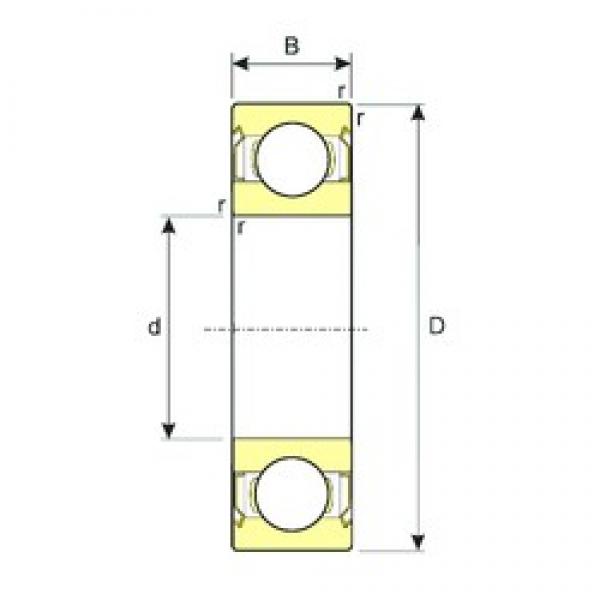 110 mm x 200 mm x 38 mm  ISB 6222-ZZ радиальные шарикоподшипники #1 image