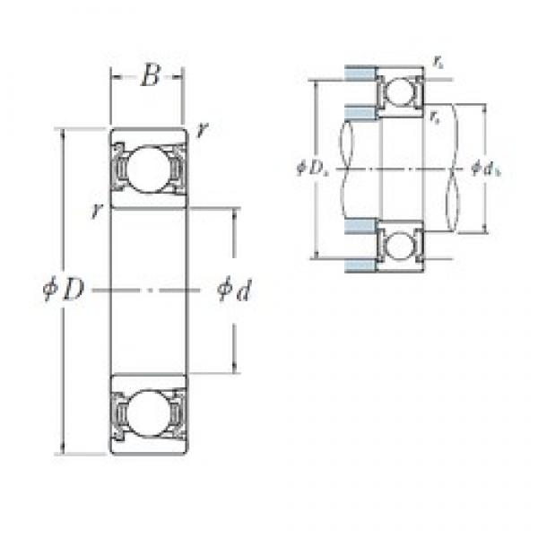 60 mm x 110 mm x 22 mm  NSK BL 212 ZZ радиальные шарикоподшипники #1 image