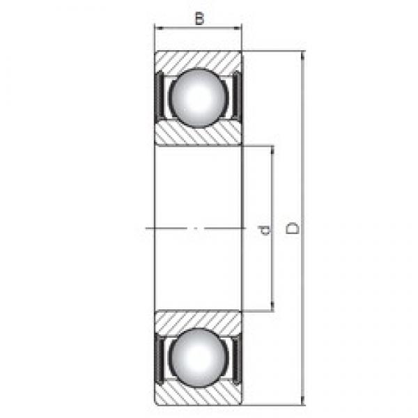 70 mm x 110 mm x 20 mm  ISO 6014-2RS радиальные шарикоподшипники #1 image