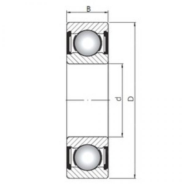 110 mm x 170 mm x 28 mm  ISO 6022 ZZ радиальные шарикоподшипники #1 image