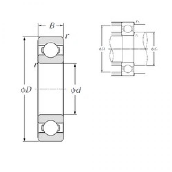 200 mm x 420 mm x 80 mm  NTN 6340 радиальные шарикоподшипники #1 image