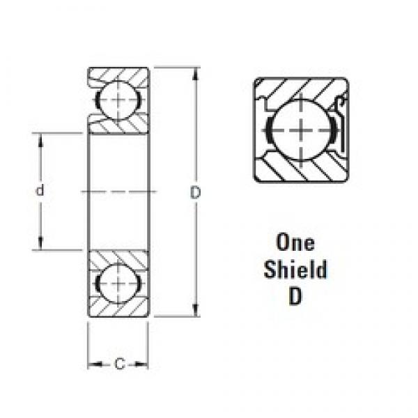 65 mm x 140 mm x 33 mm  Timken 313WD радиальные шарикоподшипники #1 image