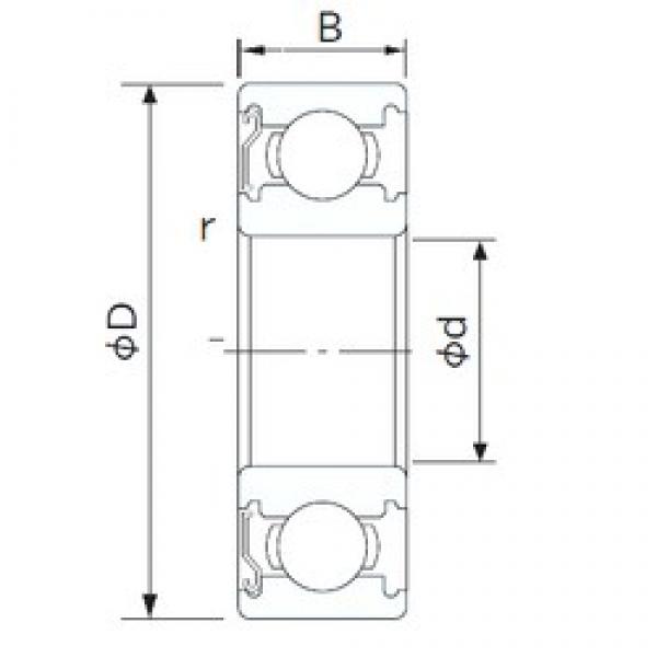 150 mm x 270 mm x 45 mm  NACHI 6230Z радиальные шарикоподшипники #1 image