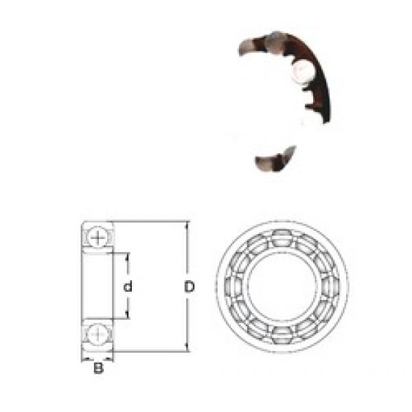 9 mm x 26 mm x 8 mm  ZEN P629-SB радиальные шарикоподшипники #1 image