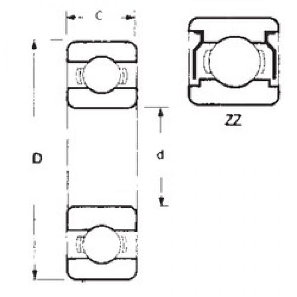 30 mm x 47 mm x 9 mm  FBJ 6906ZZ радиальные шарикоподшипники #1 image