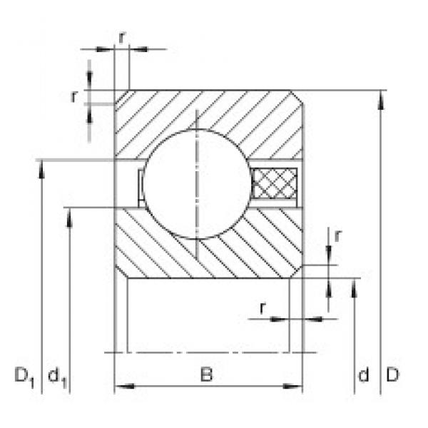 1 3/4 inch x 53,975 mm x 4,763 mm  INA CSCAA017-TV радиальные шарикоподшипники #1 image