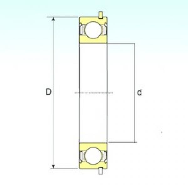 45 mm x 85 mm x 19 mm  ISB 6209-ZZNR радиальные шарикоподшипники #1 image