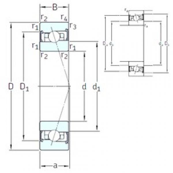 60 mm x 95 mm x 18 mm  SNFA HX60 /S/NS 7CE1 радиально-упорные шарикоподшипники #1 image