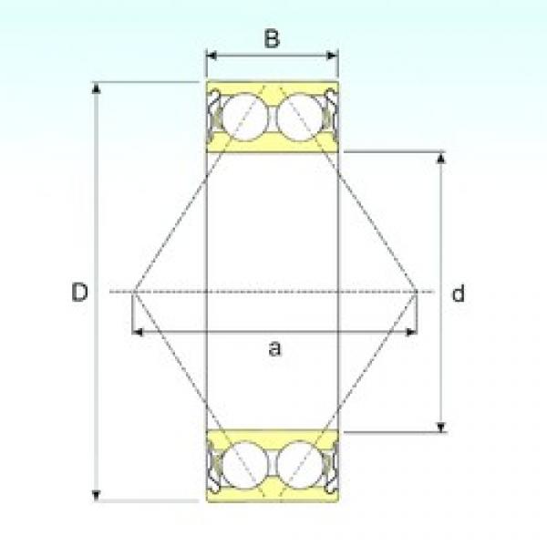 70 mm x 150 mm x 63,5 mm  ISB 3314-ZZ радиально-упорные шарикоподшипники #1 image