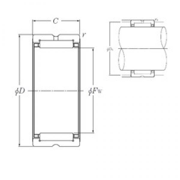 NTN MR364828 игольчатые подшипники #1 image