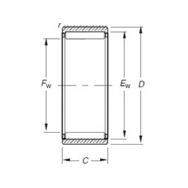 Timken RNAO16X24X13 игольчатые подшипники #1 image