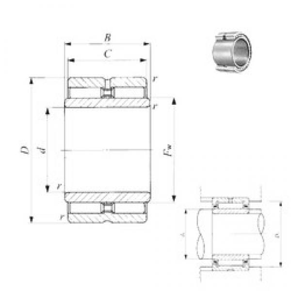 105 mm x 153 mm x 50,5 mm  IKO GTRI 10515350 игольчатые подшипники #1 image