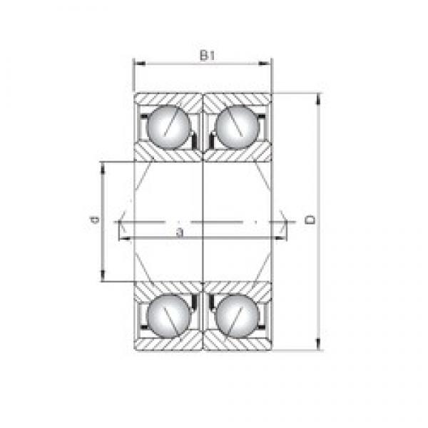 ISO 7007 CDB радиально-упорные шарикоподшипники #1 image