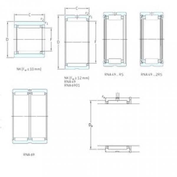 SKF RNA6906 игольчатые подшипники #1 image