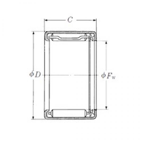 NSK FJT-3022 игольчатые подшипники #1 image