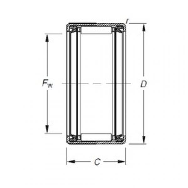 Timken HK4020.2RS игольчатые подшипники #1 image