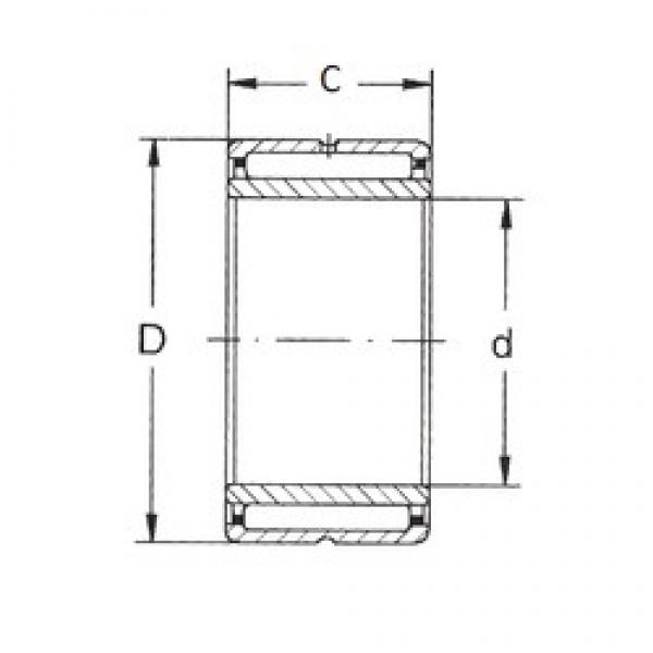 70 mm x 95 mm x 35 mm  FBJ NKI 70/35 игольчатые подшипники #1 image