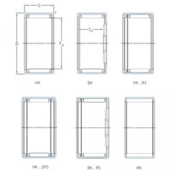 SKF BK1412 игольчатые подшипники #1 image