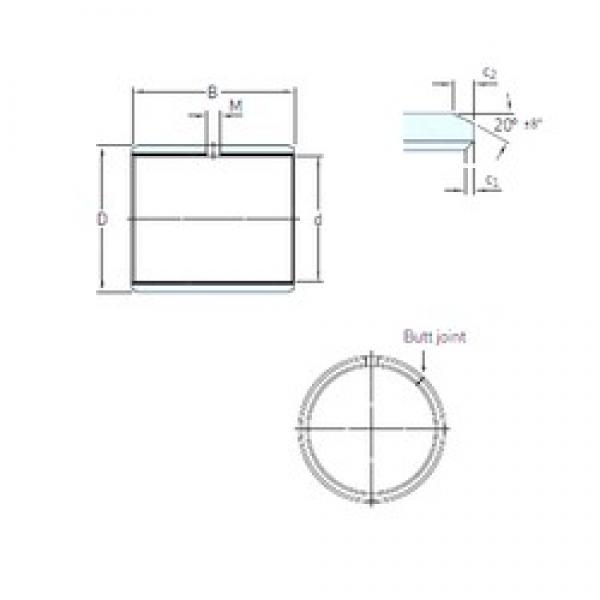 63,5 mm x 68,263 mm x 63,5 mm  SKF PCZ 4040 E подшипники скольжения #1 image