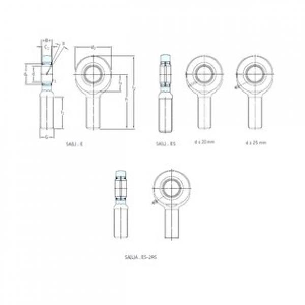 SKF SAL70ES-2RS подшипники скольжения #1 image