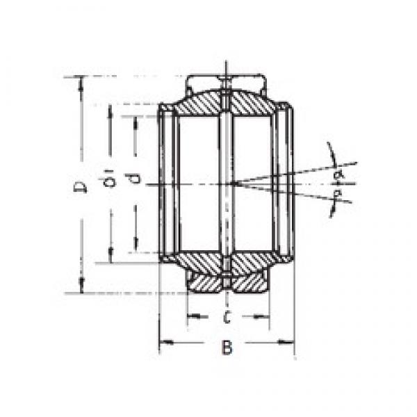 17 mm x 30 mm x 17 mm  FBJ GEEW17ES-2RS подшипники скольжения #1 image