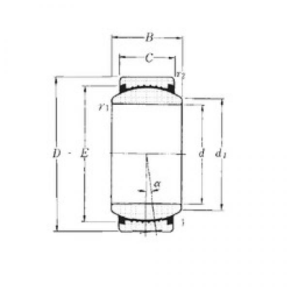 30 mm x 47 mm x 22 mm  NTN SAR1-30 подшипники скольжения #1 image