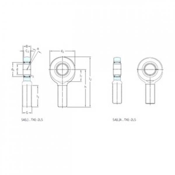 SKF SAL60TXE-2LS подшипники скольжения #1 image