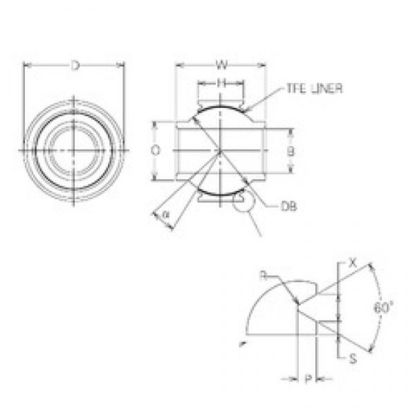 16 mm x 35 mm x 16 mm  NMB MBYT16V подшипники скольжения #1 image