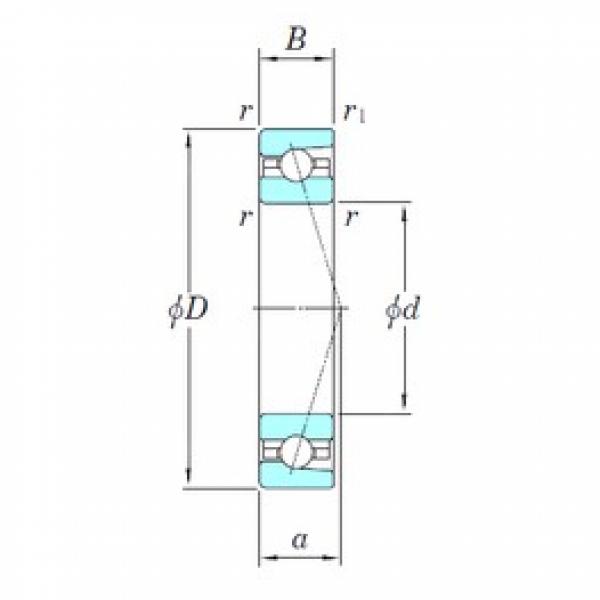 70 mm x 100 mm x 16 mm  KOYO 3NCHAC914CA радиально-упорные шарикоподшипники #1 image