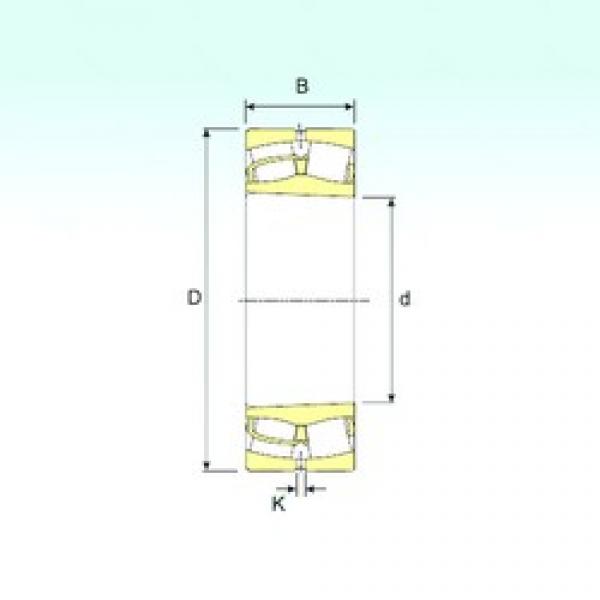 200 mm x 360 mm x 128 mm  ISB 23240 K сферические роликоподшипники #1 image