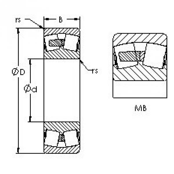 AST 22213MB сферические роликоподшипники #1 image