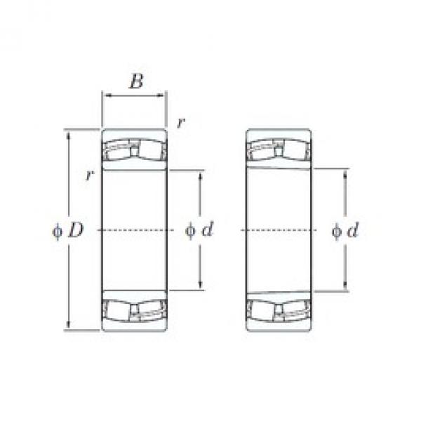 150 mm x 250 mm x 80 mm  KOYO 23130RHK сферические роликоподшипники #1 image