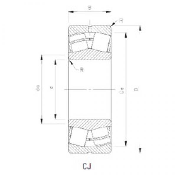 120 mm x 200 mm x 62 mm  Timken 23124CJ сферические роликоподшипники #1 image