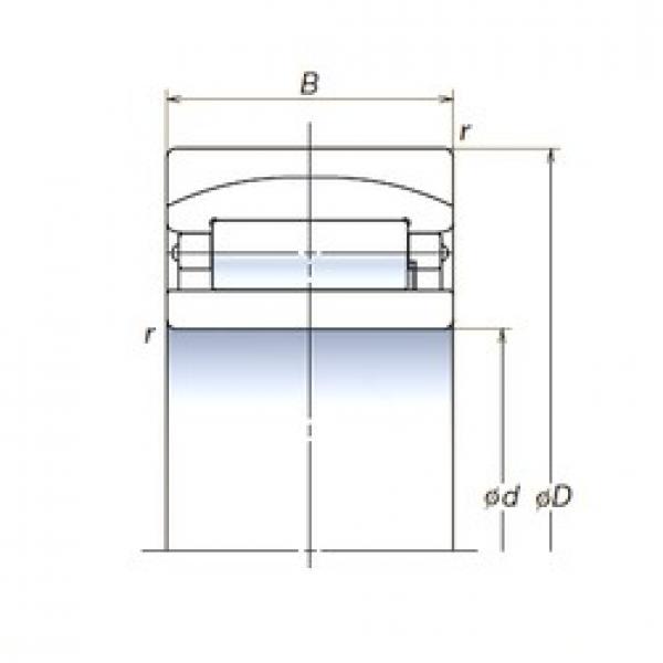 180 mm x 280 mm x 100 mm  NSK 180RUB40 сферические роликоподшипники #1 image