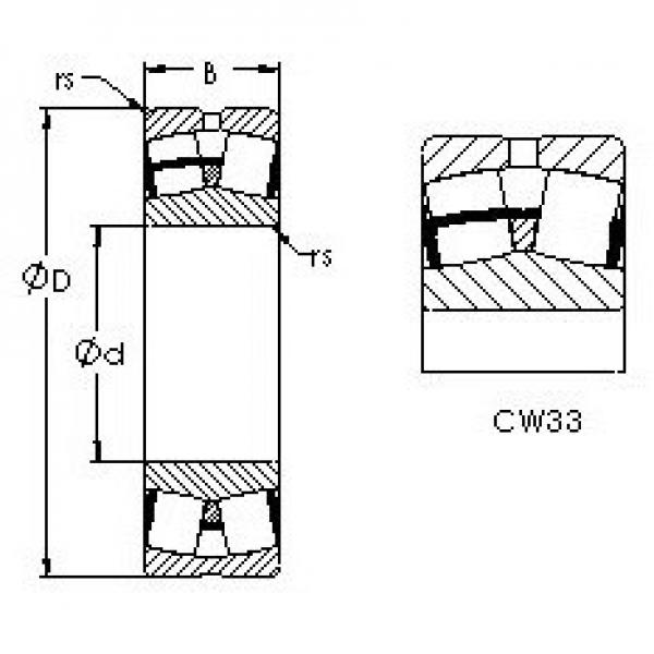 AST 22238CW33 сферические роликоподшипники #1 image