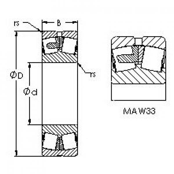 AST 22328MAC4F80W33 сферические роликоподшипники #1 image