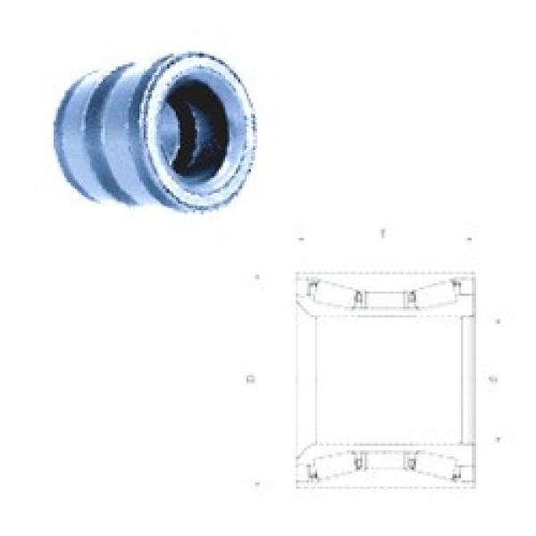 55 mm x 90 mm x 55 mm  PFI PW55900055CSHD конические роликовые подшипники #1 image