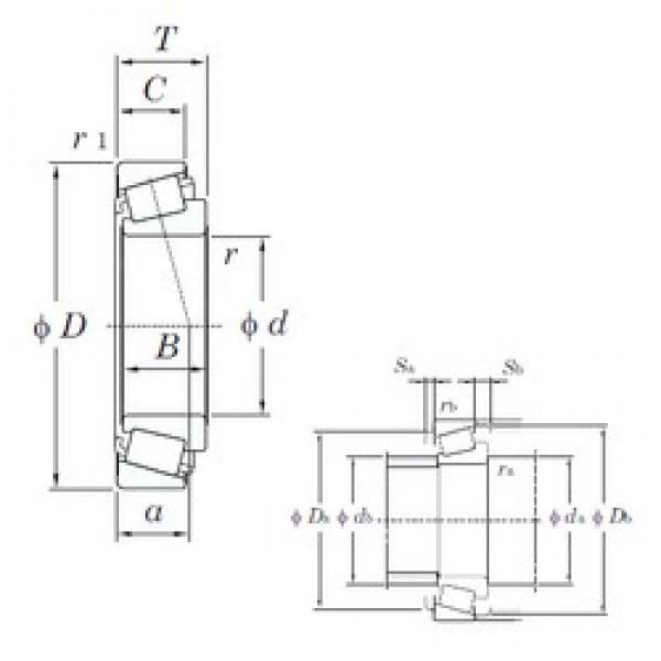 23 mm x 58 mm x 15,5 mm  KOYO HC ST2358 конические роликовые подшипники #1 image