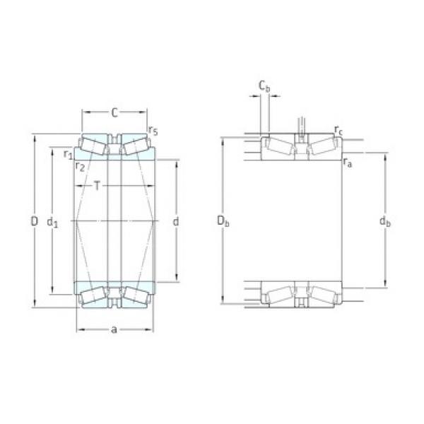 SKF 32048T172X/DB конические роликовые подшипники #1 image