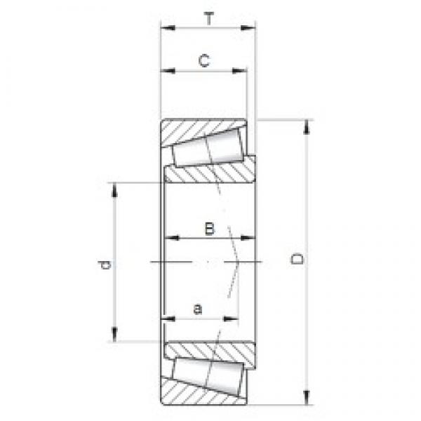 15,875 mm x 42,862 mm x 14,288 mm  ISO 11590/11520 конические роликовые подшипники #1 image